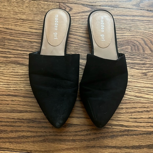 Madden Girl Shoes - Madden girl black mules
